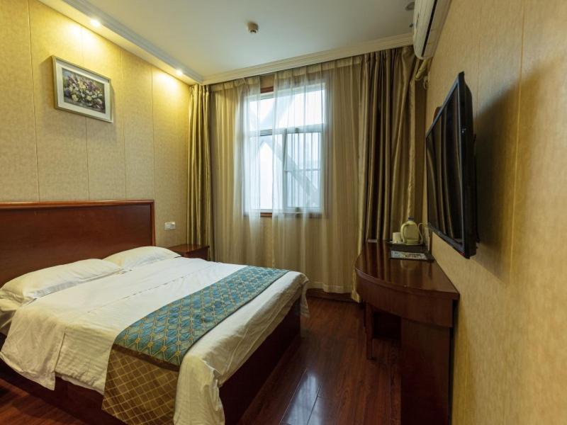 Greentree Inn Jiangsu Wuxi New District Shengang World Express Hotel Exterior foto