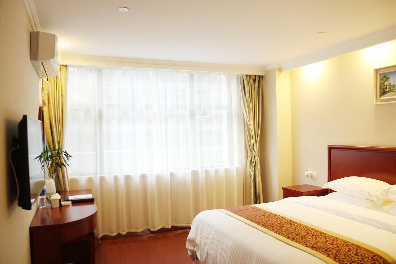 Greentree Inn Jiangsu Wuxi New District Shengang World Express Hotel Exterior foto